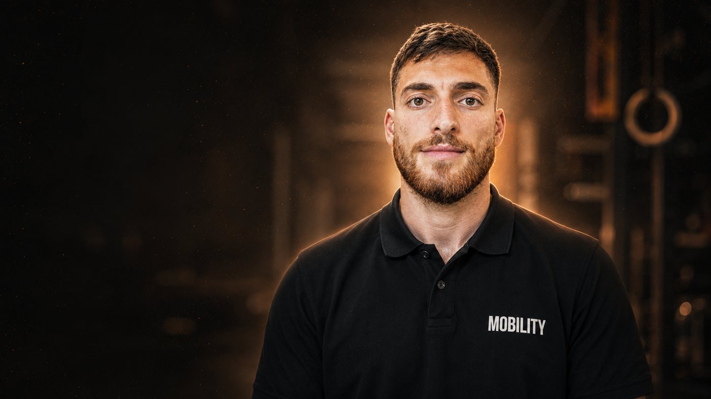 Ejercicio de movilidad de cadera - clases online Mobility Crew